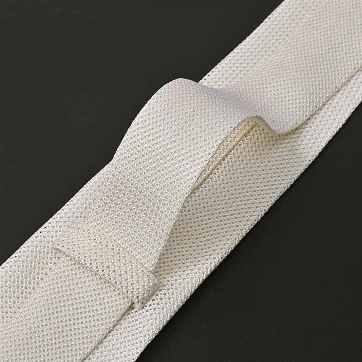 Garza Grossa White Grenadine Necktie