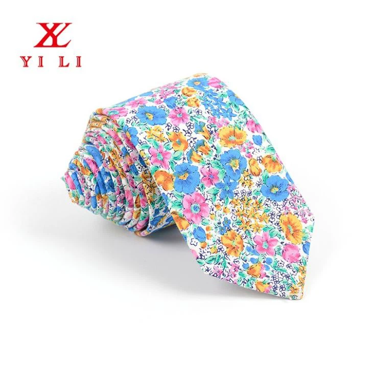 540 Green Cotton Printed Ties