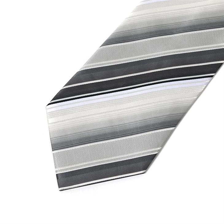 Gradient Striped Woven Tie